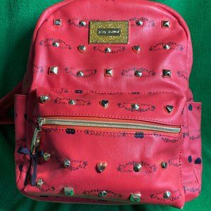 Betsy Johnson Signature Guava Mini Backpack